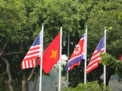 Hà Nội rợp cờ hoa chào đón Hội nghị thượng đỉnh Mỹ - Triều Tiên