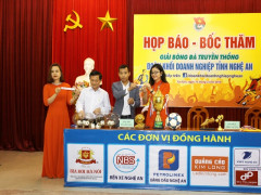 Họp báo tổ chức Giải Bóng đá Đoàn khối Doanh nghiệp tỉnh Nghệ An lần thứ XVI, năm 2019