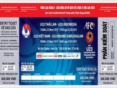 Giá vé xem U23 Việt Nam đá vòng loại châu Á 2020 cao nhất 300.000 đồng