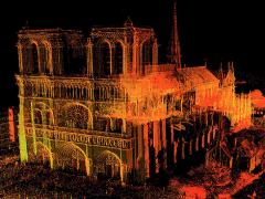 Bản đồ laser 3D có thể giúp khôi phục nhà thờ Đức Bà nguyên bản