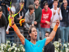 Nadal đả bại Djokovic để lên ngôi tại Rome Masters