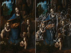 Phát hiện các bức vẽ của Leonardo da Vinci bên dưới bức tranh ‘The Virgin Of The Rocks’