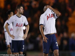 Cúp Liên đoàn Anh: Tottenham thua sốc đội hạng 4, Arsenal và Man City thắng đậm