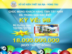 Xổ số kiến thiết Bà Rịa - Vũng Tàu: Hơn 1.6000 tỷ đồng chi trả thưởng.