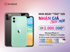 Mua Iphone với giá siêu ưu đãi trên Tiki và Lazada bằng thẻ tín dụng của Ngân hàng TMCP Đông Nam Á