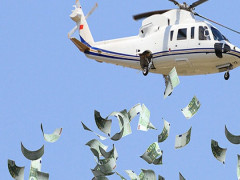 WEF: Các nhà kinh tế học hàng đầu khuyên các chính phủ nên thực thi chính sách "tiền trực thăng"