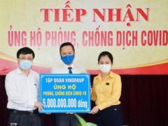 Tập đoàn Vingroup ủng hộ Nghệ An 5 tỷ đồng phòng, chống dịch Covid – 19