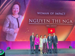 Doanh nhân Nguyễn Thị Nga được vinh danh Nữ doanh nhân có tầm ảnh hưởng lớn khu vực  ASEAN