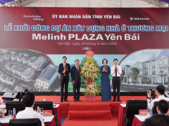 Eurowindow Holding khởi công xây dựng dự án Melinh Plaza Yên Bái