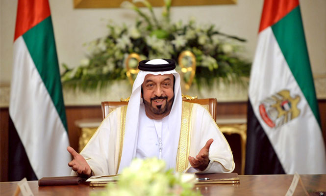 Tổng thống UAE Sheikh Khalifa bin Zayed Al Nahyan gửi lời chúc mừng năm mới tới các nhà lãnh đạo thế giới.