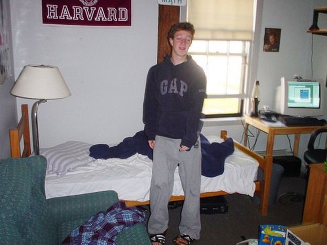 Mark Zuckerberg khi mới trở thành sinh viên