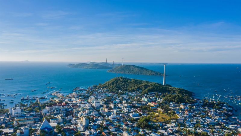 Cáp treo vượt biển dài nhất thế giới tại Nam Phú Quốc