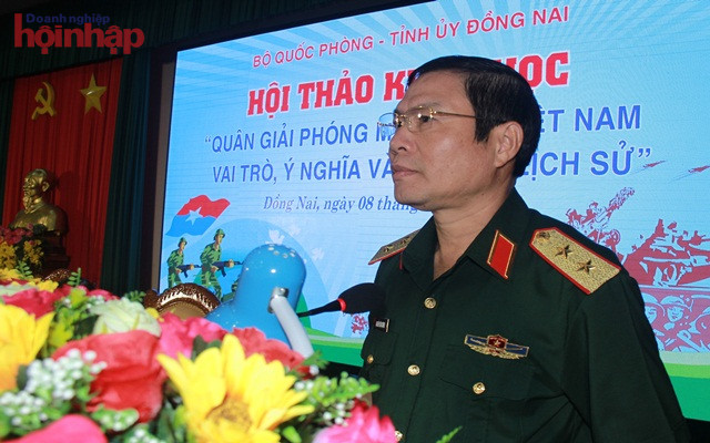 Trung tướng Nguyễn Tân Cương, Thứ trưởng Bộ Quốc phòng phát biểu