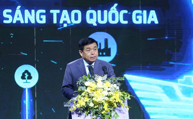 Bộ trưởng Kế hoạch và Đầu tư Nguyễn Chí Dũng phát biểu tại sự kiện