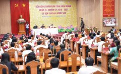 Khai mạc kỳ họp thứ 26, Hội đồng nhân dân tỉnh Kiên Giang khóa IX