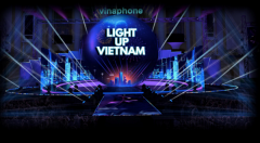VinaPhone kỷ niệm 25 năm thành lập với đại nhạc hội ánh sáng và 4D Mapping tại đêm giao thừa