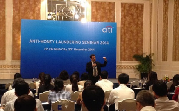 Hội thảo nâng cao nhận thức về việc tuân thủ các quy định phòng chống rửa tiền trong lĩnh vực ngân hàng trong nước và quốc tế do Citi Việt Nam tổ chức tại TP. Hồ Chí Minh