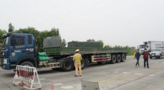 Các phương tiện vận chuyển hàng hóa tỉnh Hải Dương đi Hải Phòng đã được tháo gỡ