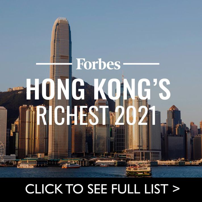 Bảng xếp hạnh top 10 doanh nhân giàu nhất Hồng Kông 2021