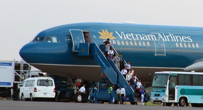 Máy bay của hãng Vietnam Airlines