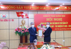 Ông Trần Mạnh Cường giữ chức Bí thư Đảng ủy Công ty Than Dương Huy