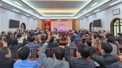100% cử tri biểu quyết đồng ý giới thiệu ông Trần Thanh Mẫn và Hầu A Lềnh ứng cử đại biểu Quốc hội khóa XV