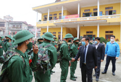 Lào Cai: tưng bừng tổ chức Lễ giao, nhận quân năm 2021
