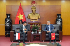Thứ trưởng Bộ Công thương Trần Quốc Khánh tiếp Đại sứ Indonesia tại Hà Nội