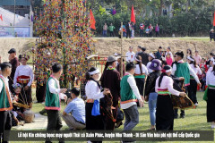Thanh Hóa: Độc đáo lễ tục Kin Chiêng Boọc Mạy của người Thái