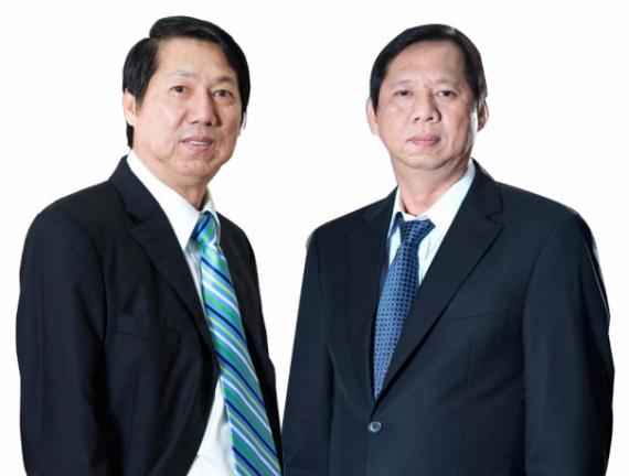 Anh em Chủ tịch Trần Kim Thành và Tổng giám đốc Kido Trần Lệ Nguyên.