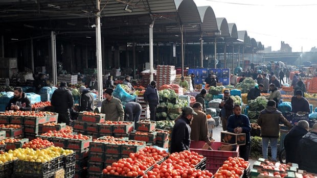 Một góc khu chợ tại Israel