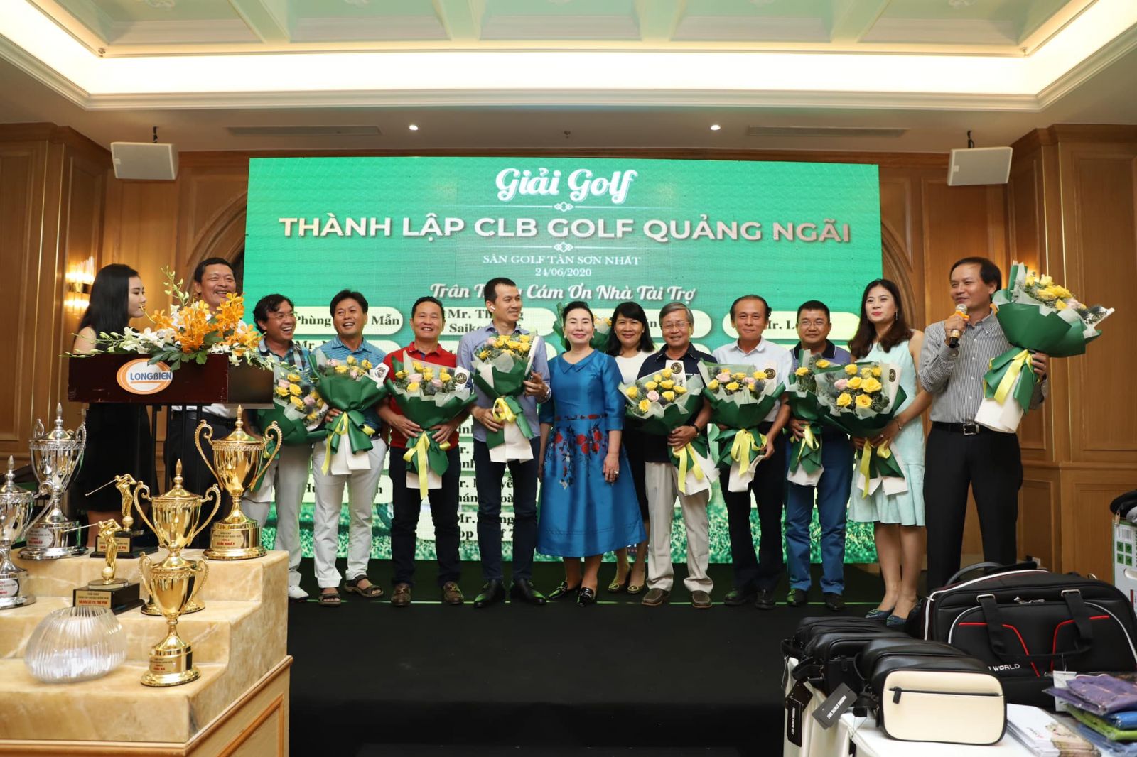 Các thành viên Ban chấp hành CLB Golf Quảng Ngãi