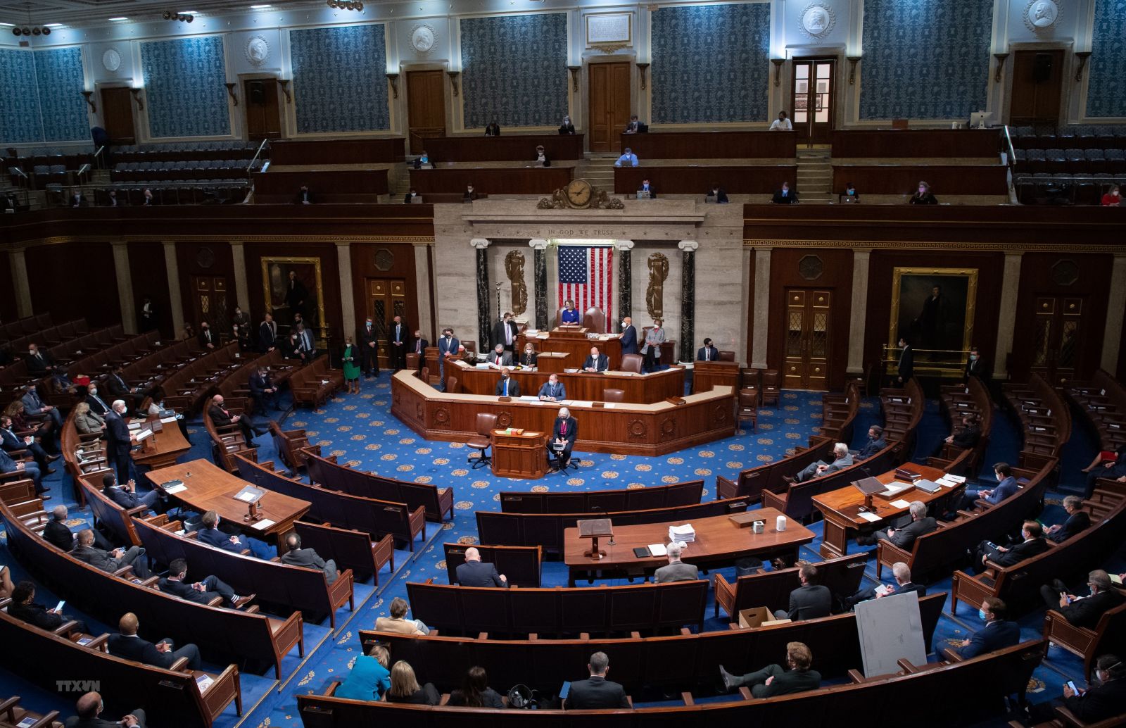 Toàn cảnh một phiên họp Hạ viện Mỹ tại Washington, D.C.