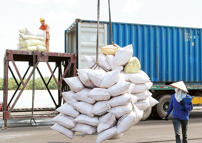 Mặt hàng xuất khẩu gạo giảm so với cùng kỳ