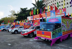 Kiên Giang: Tổ chức Hội thi xe tuyên truyền lưu động về cuộc bầu cử