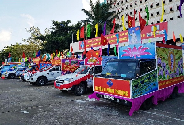 Hội thi xe tuyên truyền lưu động tỉnh Kiên Giang