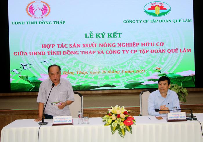 Ông Nguyễn Hồng Lam – Chủ tịch Hội đồng quản trị Công ty Cổ phần Tập đoàn Quế Lâm: “Nông nghiệp Đồng Tháp đang rất gần với kinh tế tuần hoàn”