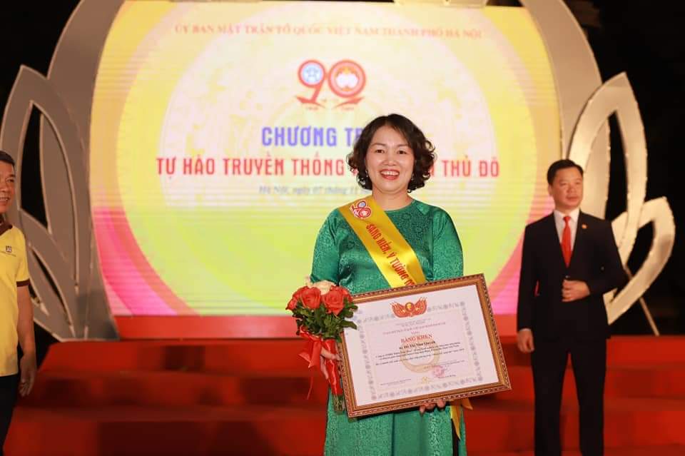 doanh nhân Trần Thoa – Phó giám đốc - Trưởng ban đối ngoại Công ty TNHH Thiên Tâm Thảo