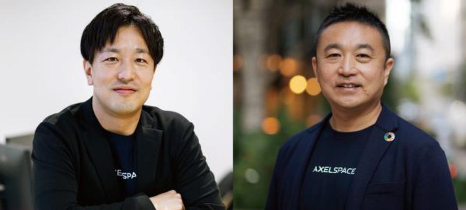 Giám đốc điều hành Axelspace Nakamura Yuya (trái) và Yamazaki Yasunori, giám đốc kinh doanh. JAPAN BRANDVOICE