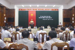 Quảng Bình: Tổ chức phiên họp thường kỳ đánh giá tình hình kinh tế - xã hội tháng 3 và quý 1/2021