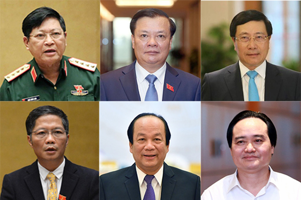 Thủ tướng đề nghị phê chuẩn miễn nhiệm 12 bộ trưởng, trưởng ngành