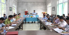 Phó chủ tịch thường trực UBND tỉnh Quảng Bình làm việc với Ban Quản lý Khu dự trữ thiên nhiên Động Châu - Khe Nước Trong