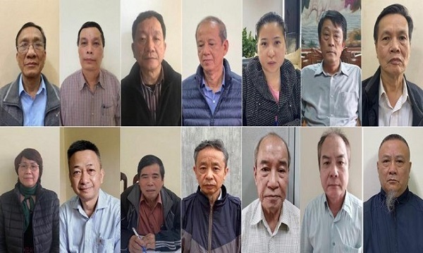 14 trong số 19 bị can tại dự án gang thép Thái Nguyên