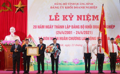 Quảng Bình: Đảng bộ khối Doanh nghiệp tỉnh tổ chức kỷ niệm 20 năm ngày thành lập