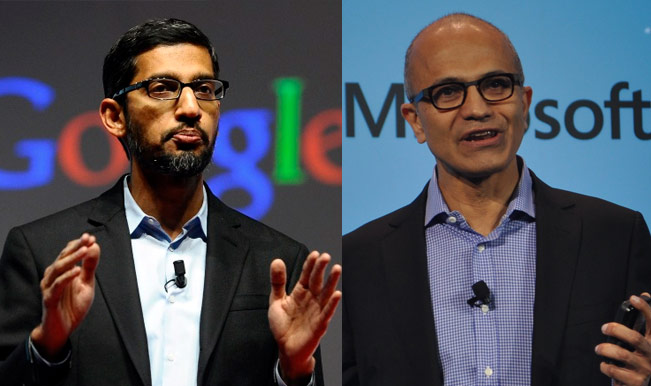 Sundar Pichai của Google và Satya Nadella của Microsoft đang gấp rút viện trợ cho Ấn Độ