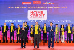 Home Credit lần thứ 7 liên tiếp nhận giải thưởng Rồng Vàng dành cho doanh nghiệp FDI tiêu biểu