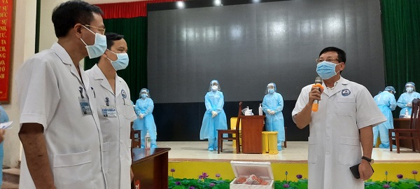 Chủ tịch UBND tỉnh Vĩnh Phúc Lê Duy Thành yêu cầu khoanh vùng cách ly các trường hợp liên quan tại Bệnh viện Đa khoa tỉnh Vĩnh Phúc