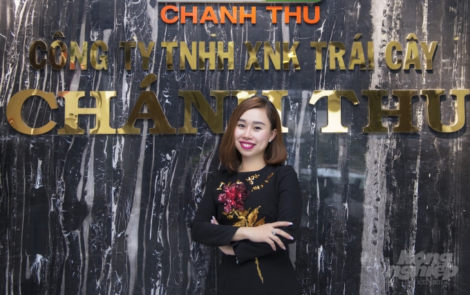 Nữ doanh nhân 8X Ngô Tường Vy, Phó giám đốc Công ty TNHH Xuất nhập khẩu Trái Cây Chánh Thu. Nguồn ảnh: Internet