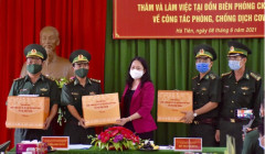 Phó Chủ tịch nước Võ Thị Ánh Xuân thăm và làm việc tại Kiên Giang về công tác phòng, chống dịch trên tuyến biên giới