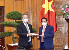Nhật Bản hỗ trợ Việt Nam một triệu liều vaccine Covid-19